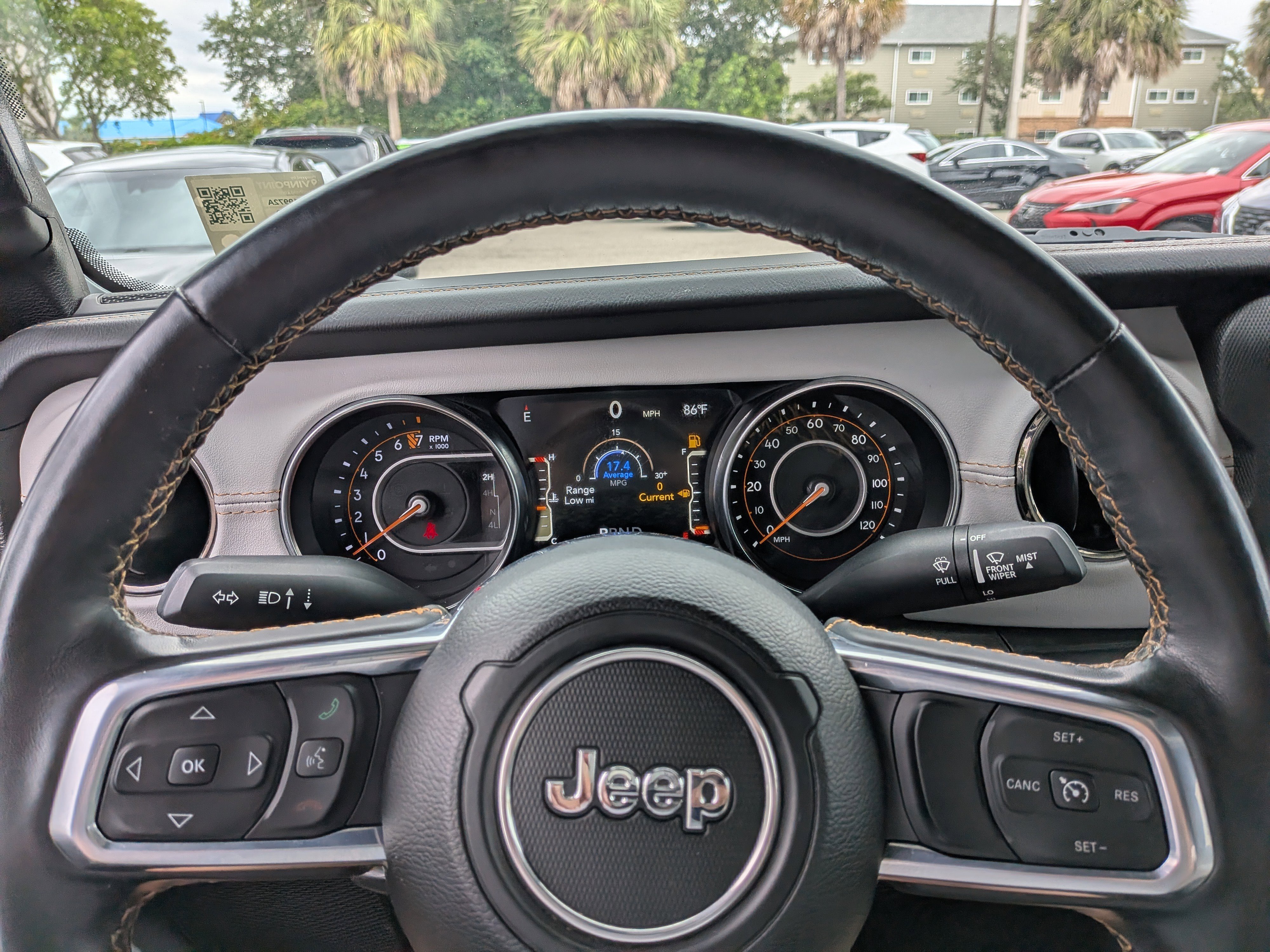Used 2023 Bright White Clearcoat Jeep High Altitude image 26
