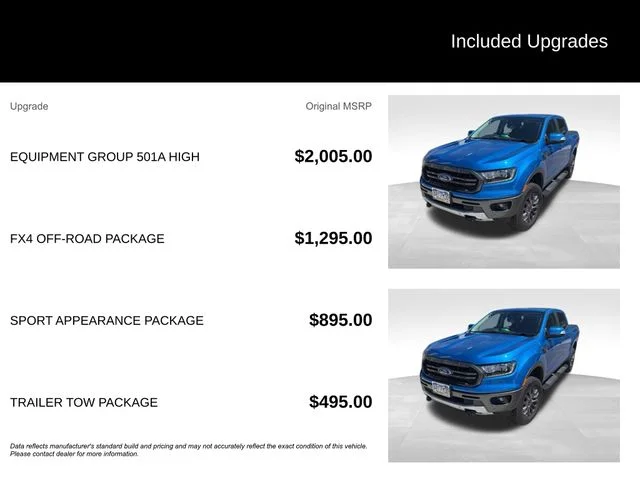 Used 2021 Blue Ford Lariat image 5