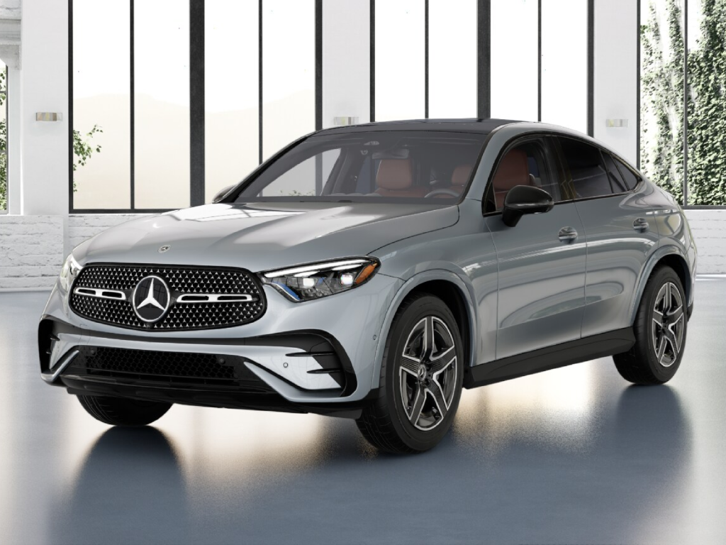 New 2027 Cirrus Silver Metallic Mercedes-Benz GLC 300 Coupe 4MATIC® image 1