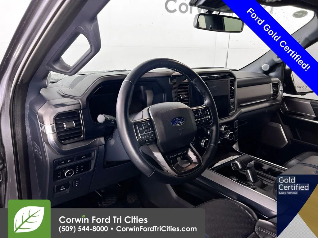 Certified Used 2024 Gray Metallic Ford Platinum image 3