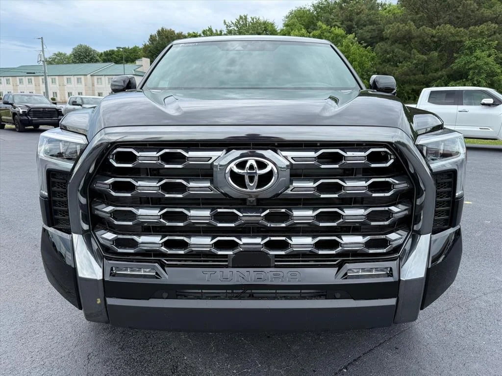 New 2026 Midnight Black Metallic Toyota Tundra Platinum image 2