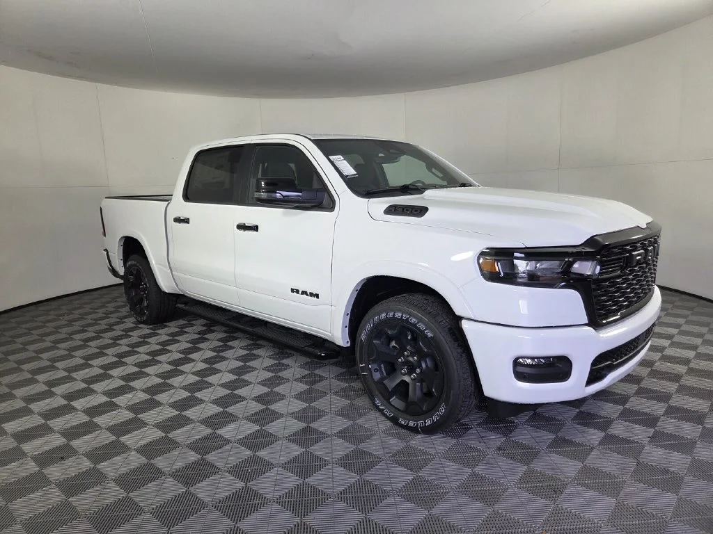 New 2026 Bright White Clear-Coat Exterior Paint RAM Big Horn image 2