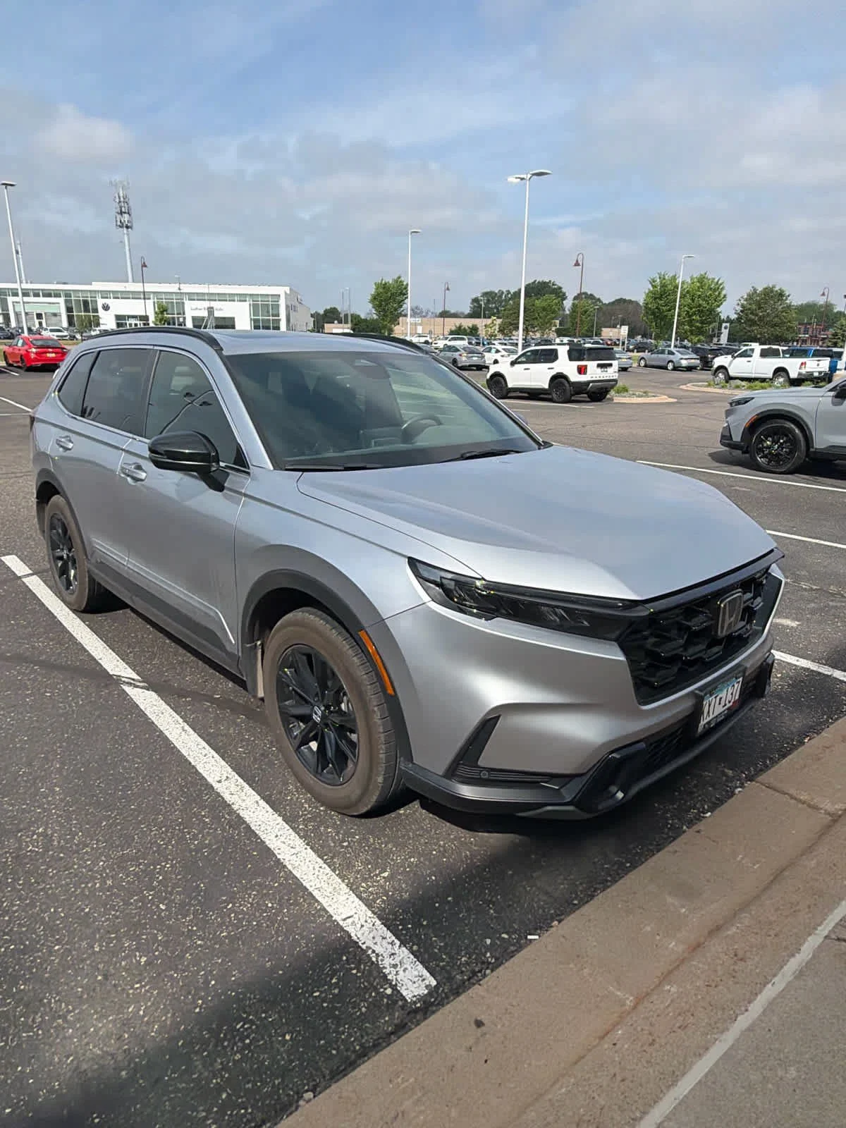 Used 2024 Lunar Silver Metallic Honda Sport-L image 3