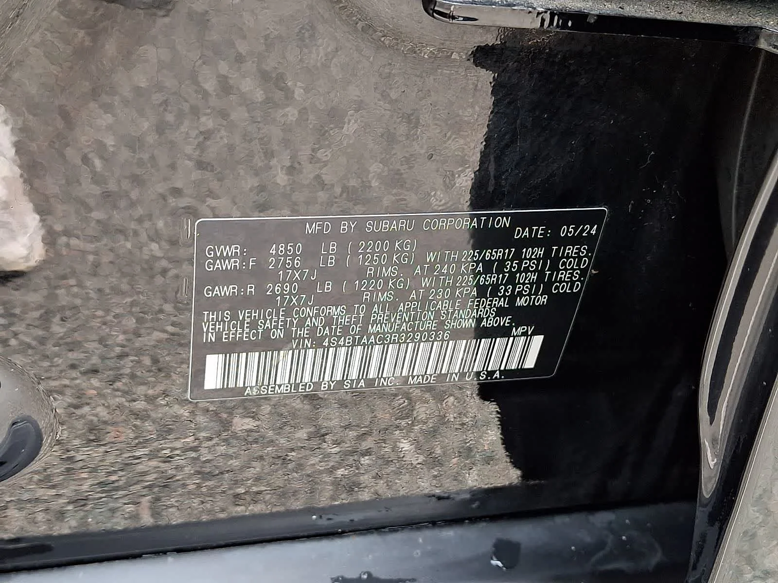 Used 2024 Crystal Black Silica Subaru  image 29