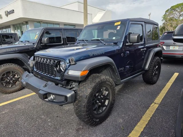 Certified Used 2025 Blue Jeep Willys image 3
