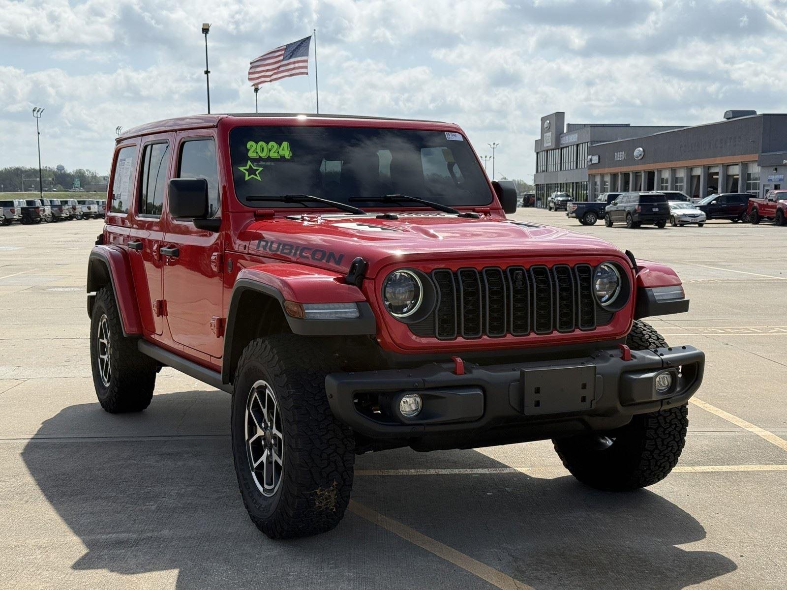 Used 2024 Jeep Wrangler 4-Door Rubicon X with VIN 1C4PJXFG4RW300689 for sale in Kansas City