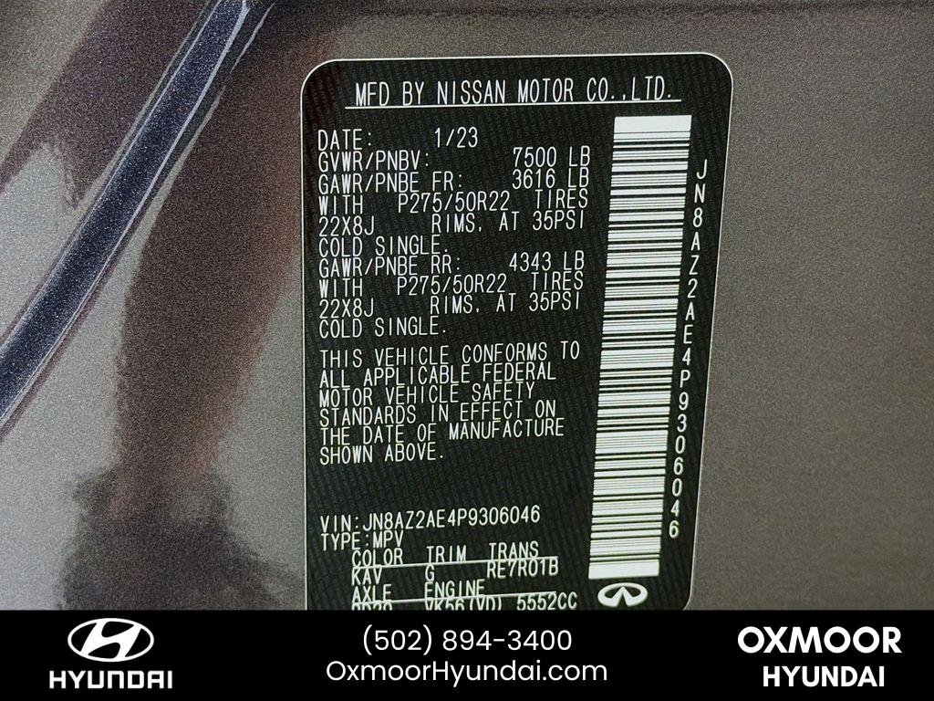 Used 2023 Anthracite Gray INFINITI PREMIUM SELECT image 34