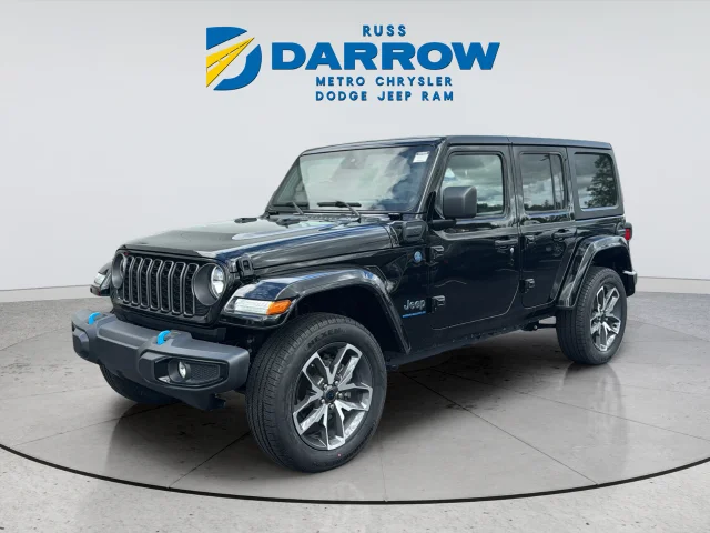 Used 2024 Black Jeep Sport S 4xe image 1