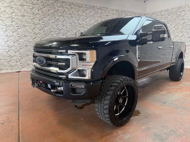 Used 2022 Antimatter Blue Metallic Ford Platinum image 3