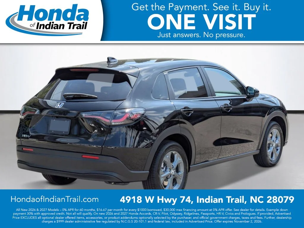 New 2027 Crystal Black Pearl Honda LX image 2