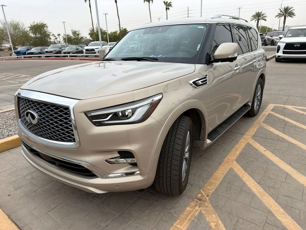 Certified Used 2024 Champagne Quartz INFINITI Luxe image 1