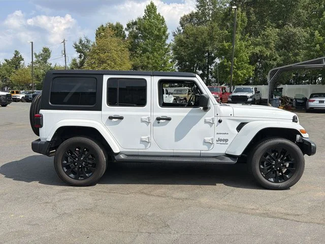 Used 2022 White Jeep Unlimited Sahara 4xe image 5