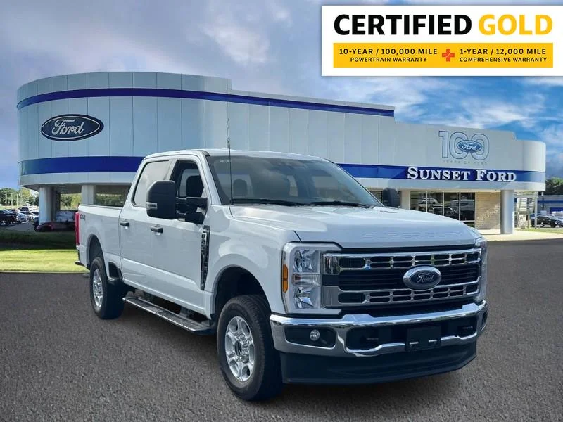 Used 2025 White Ford XL 4WD Crew Cab 6.75' Box image 1