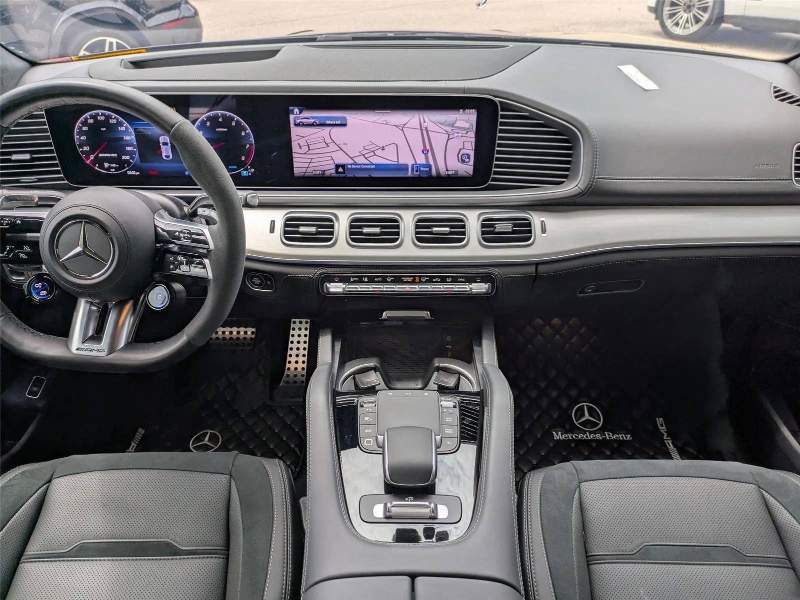 Used 2025 Obsidian Black Metallic Mercedes-Benz AMG® GLE 63 S image 30