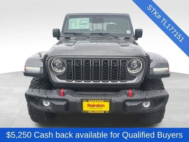 New 2026 Granite Crystal Metallic Clear-Coat Exterior Paint Jeep Rubicon image 2