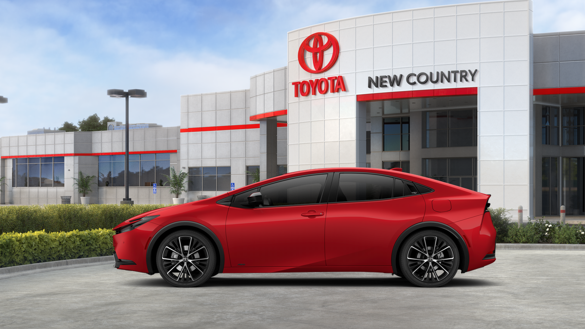 New 2026 Supersonic Red Toyota XLE AWD image 4