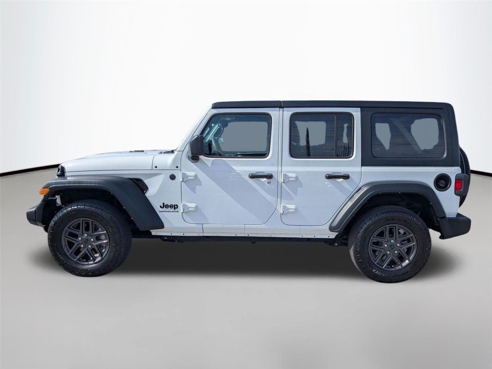 Used 2024 Bright White Clearcoat Jeep Sport S image 8