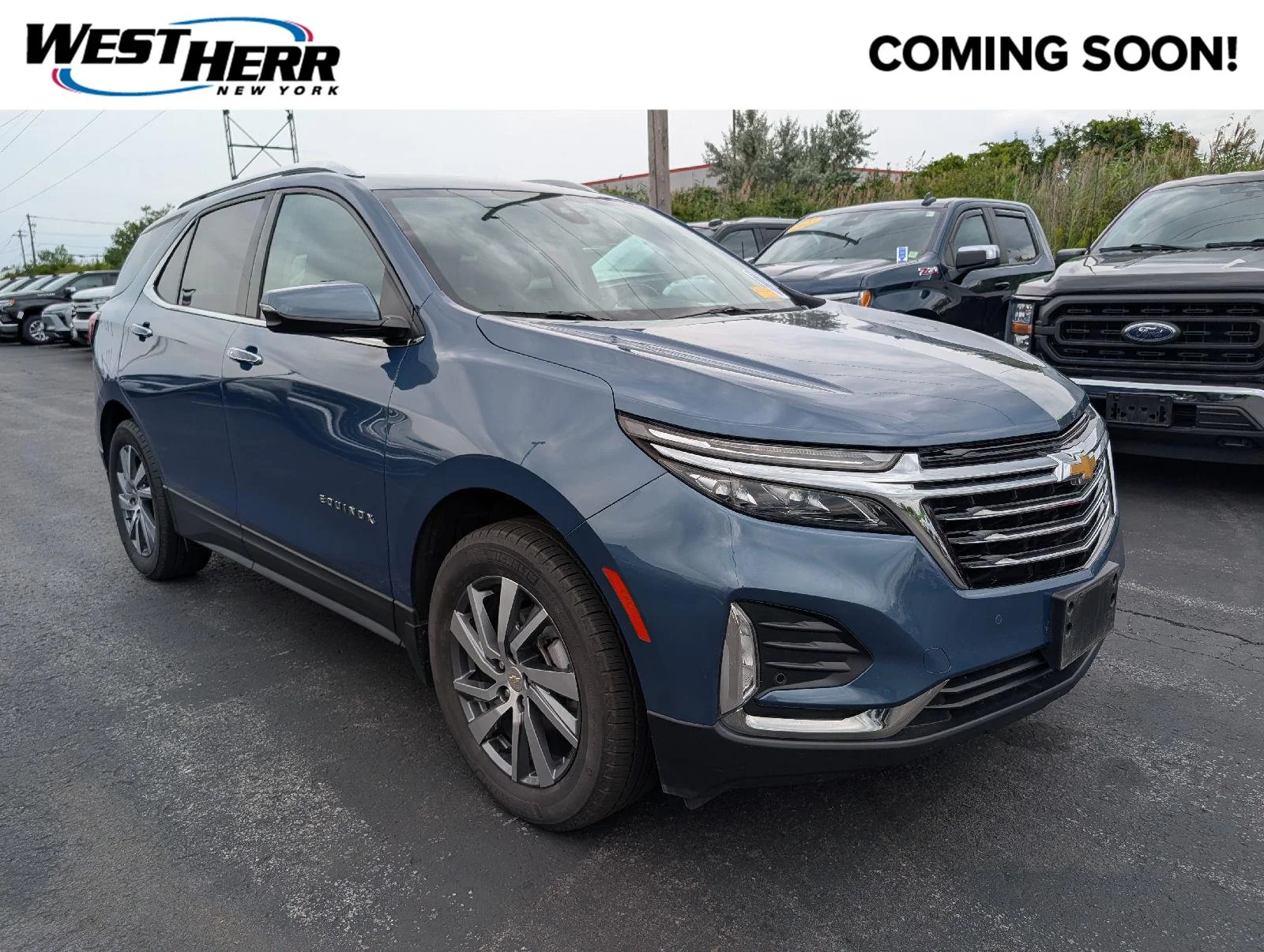 Used 2024 Lakeshore Blue Metallic Chevrolet Premier image 1