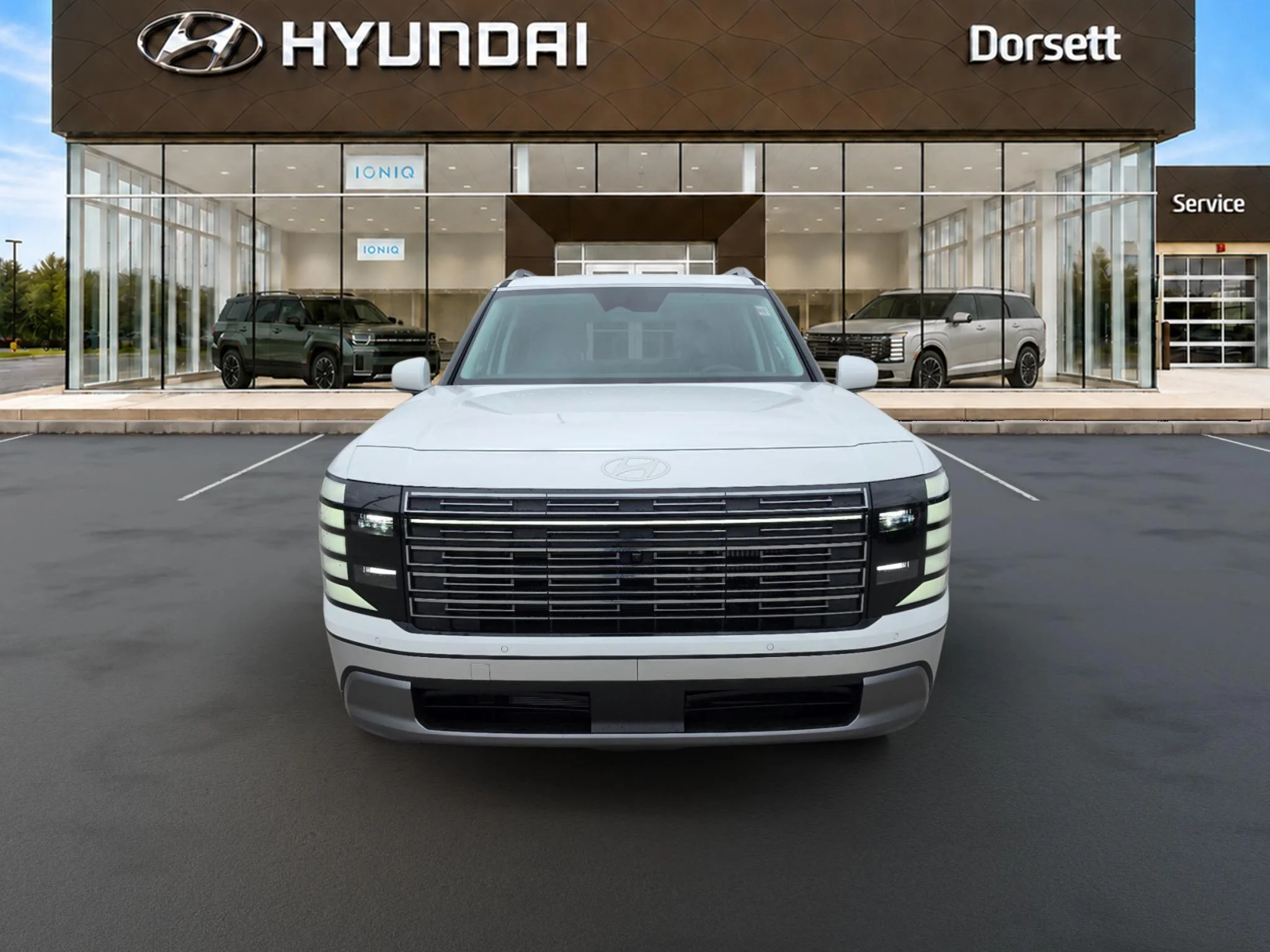 New 2027 Creamy White Pearl Hyundai SEL Premium 7P image 9