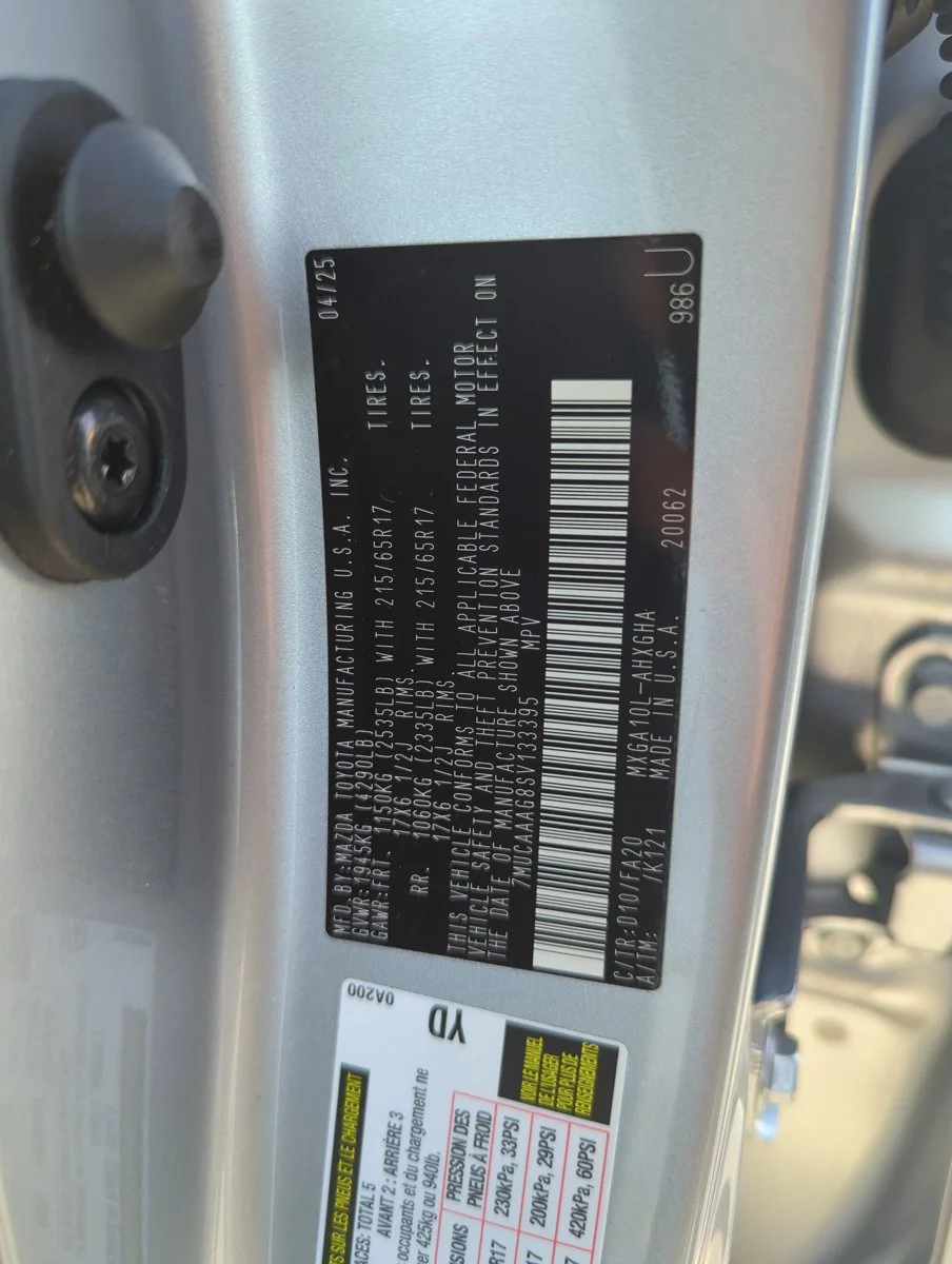 Used 2025 Sonic Silver Toyota LE image 26
