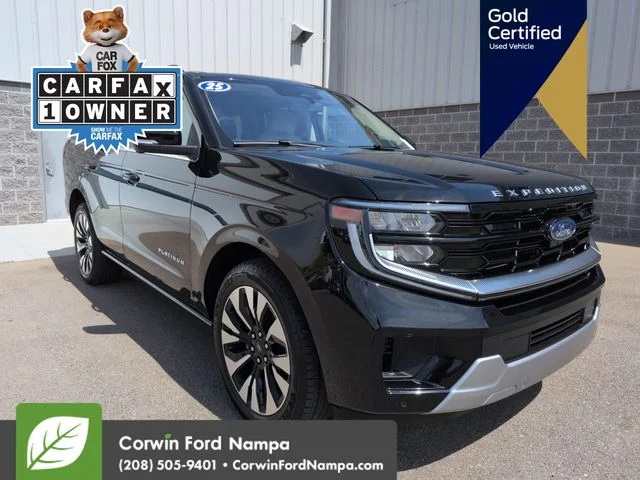 Certified Used 2025 Black Ford Platinum image 1