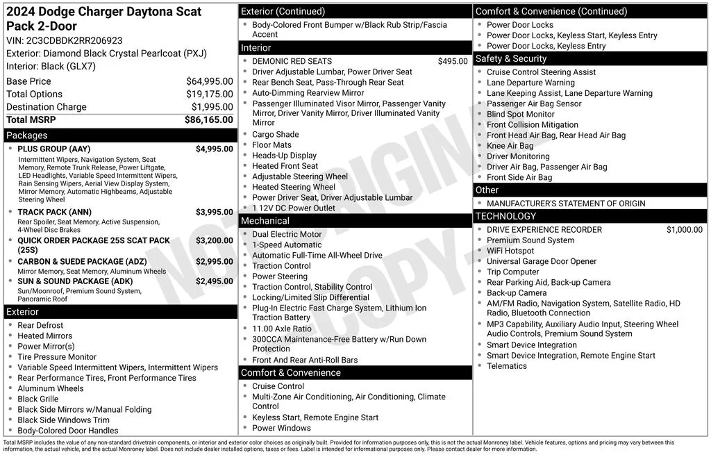 Used 2024 Black Dodge R/T Scat Pack image 17