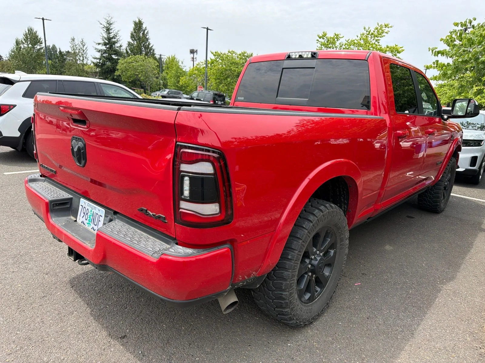 Used 2020 Flame Red Clearcoat Ram Laramie image 4