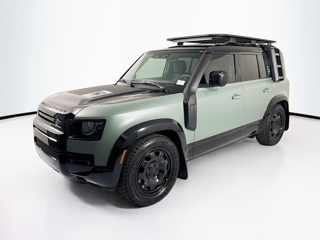 New 2026 Keswick Green Land Rover Trophy Edition Deep Sandglow image 1