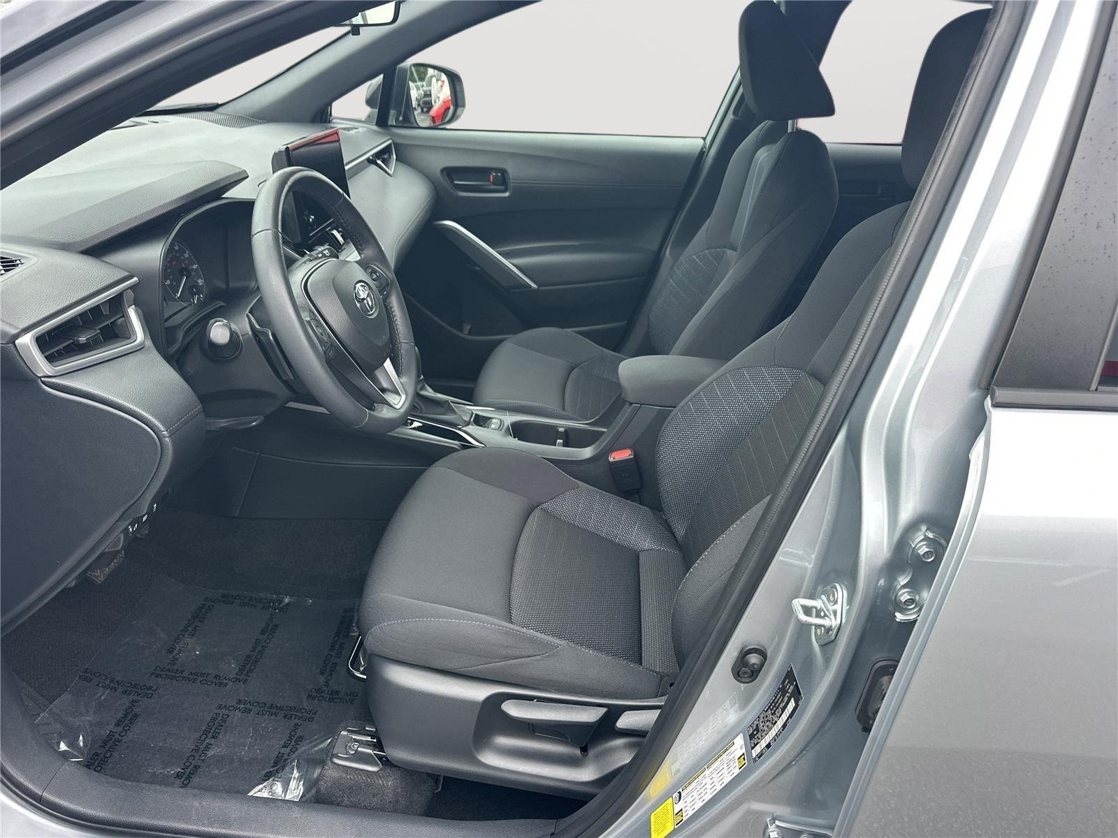 Used 2023 Sonic Silver w/Jet Black Roof Toyota Hybrid SE image 8