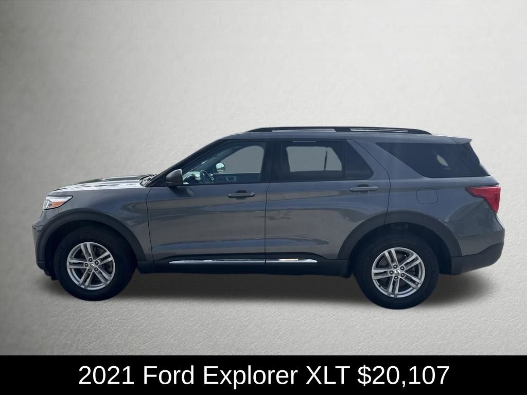 Used 2021 Gray Metallic Ford XLT image 6