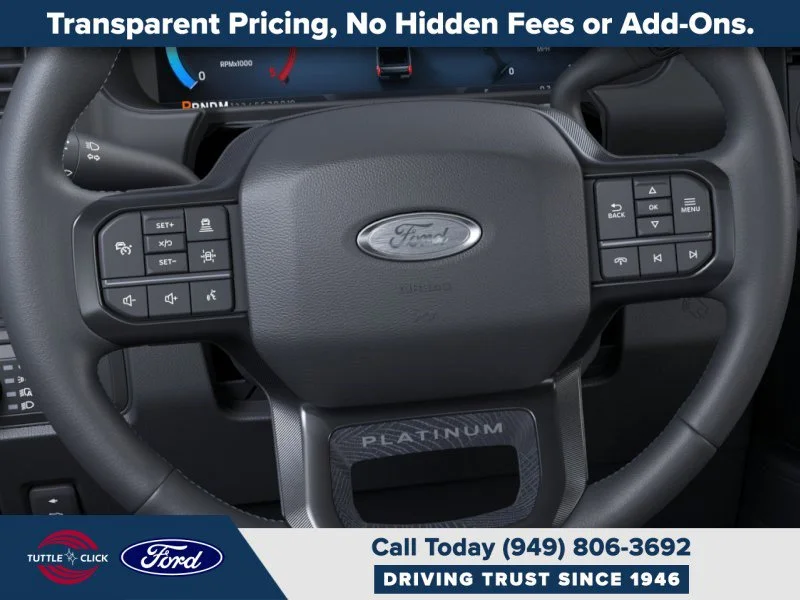 New 2026 Star White Metallic Tri-Coat Ford Platinum image 12