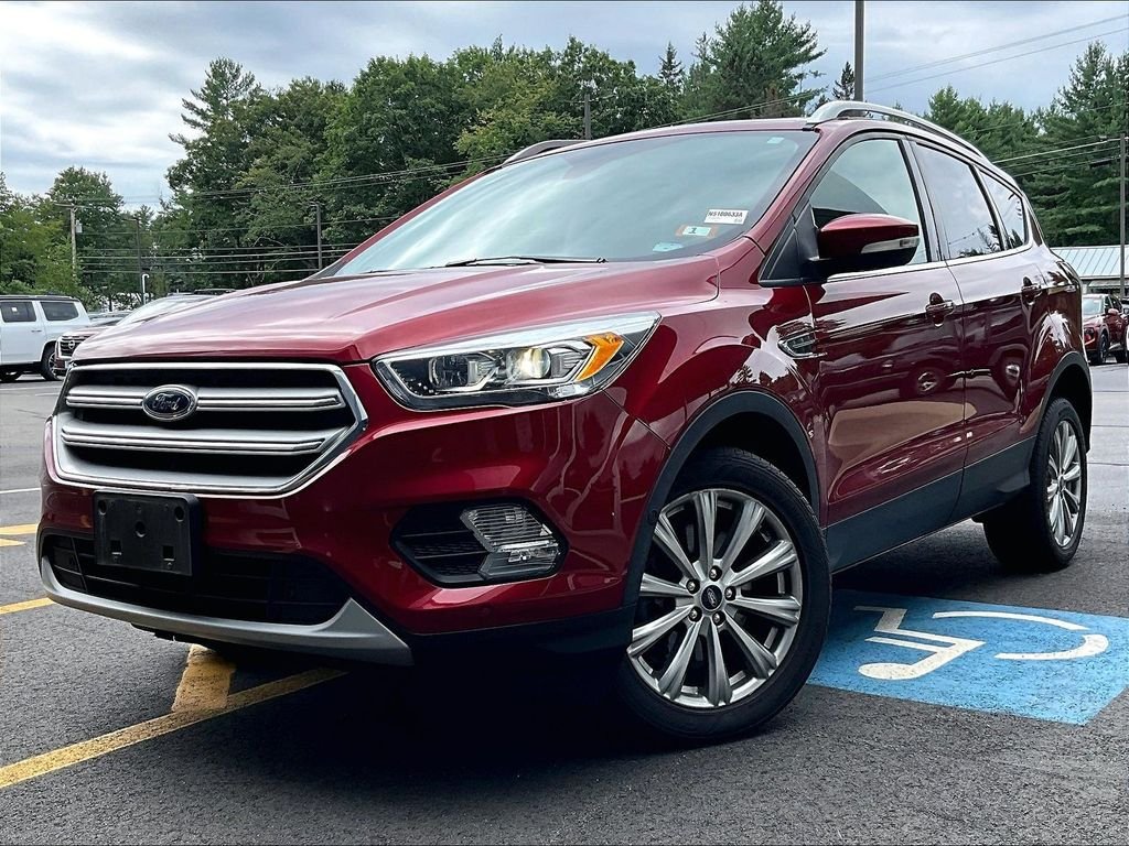 Used 2018 Red Ford Titanium image 3