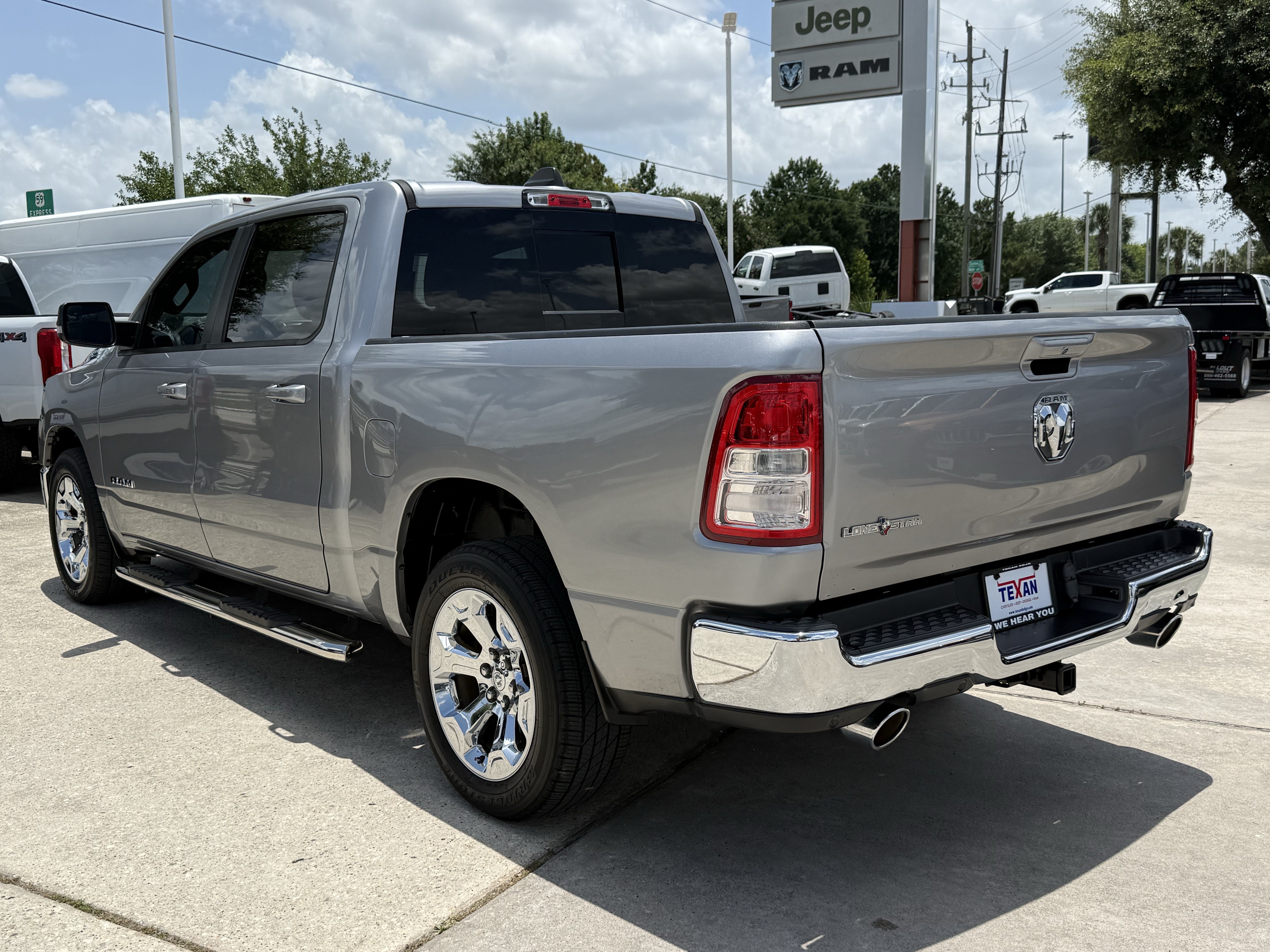 Used 2021 Billet Silver Metallic Clearcoat Ram Lone Star image 6