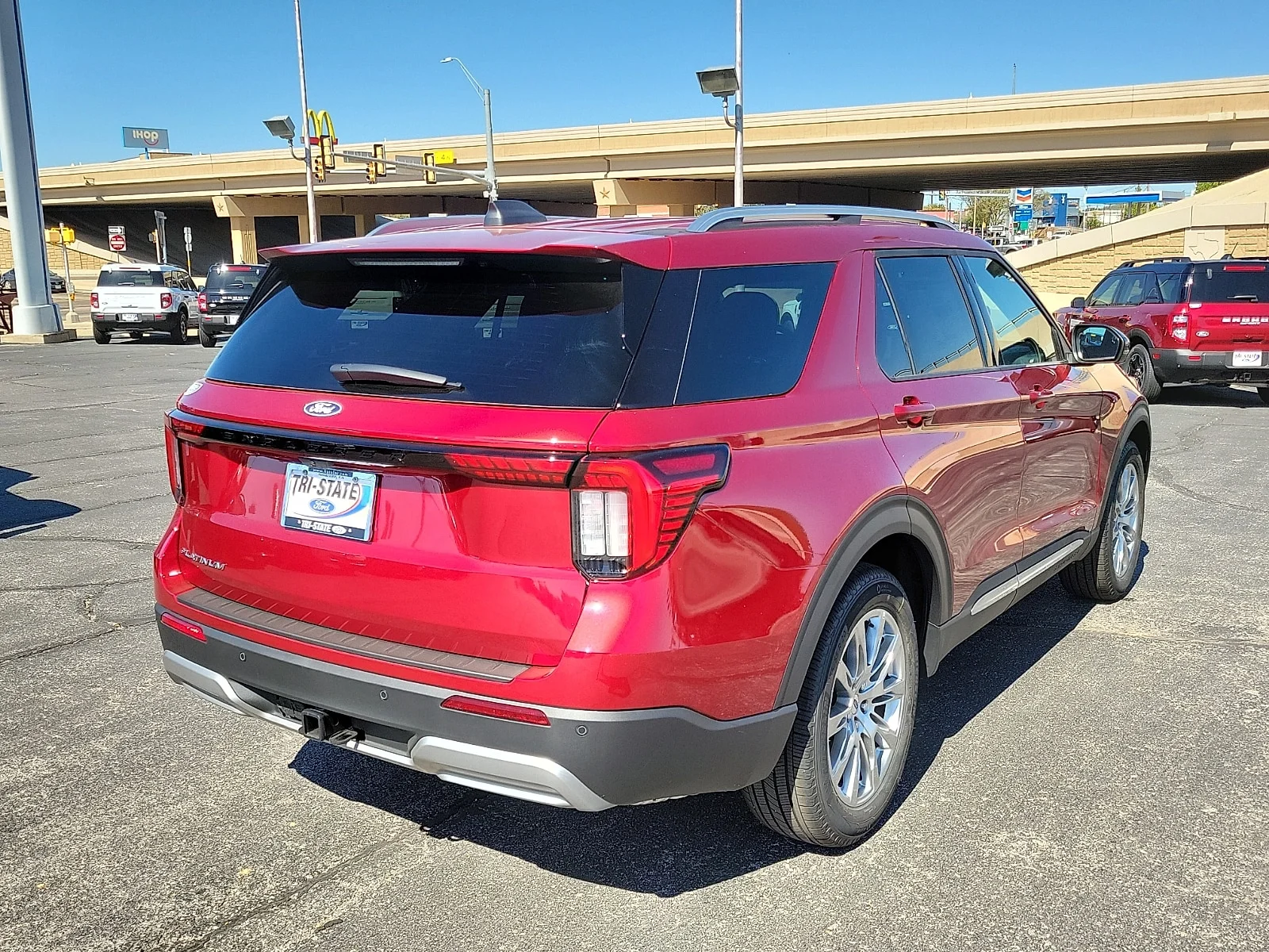 New 2027 Ruby Red Metallic Tinted Clearcoat Ford Platinum image 4