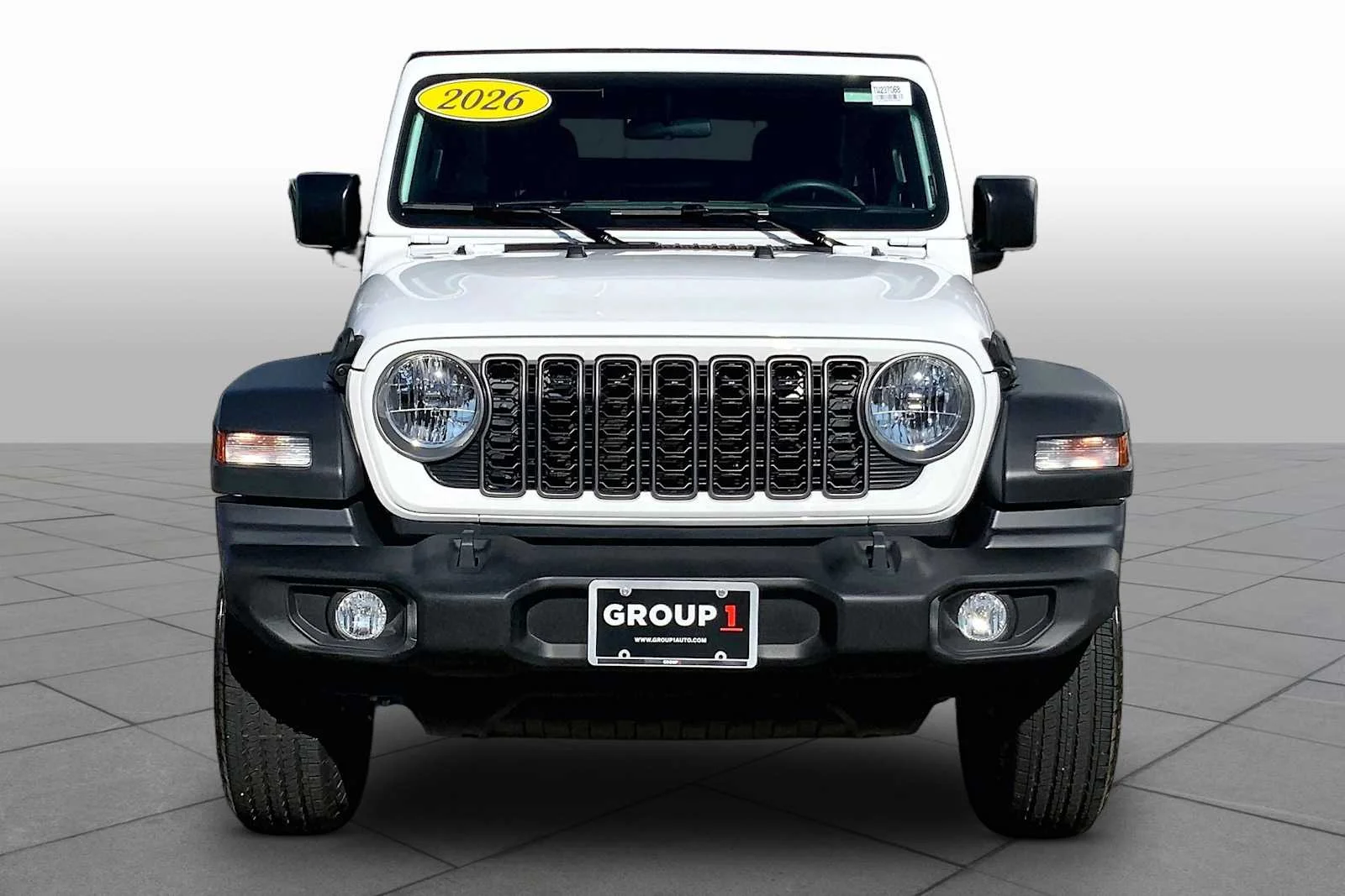 Used 2026 Bright White Clearcoat Jeep Sport image 2