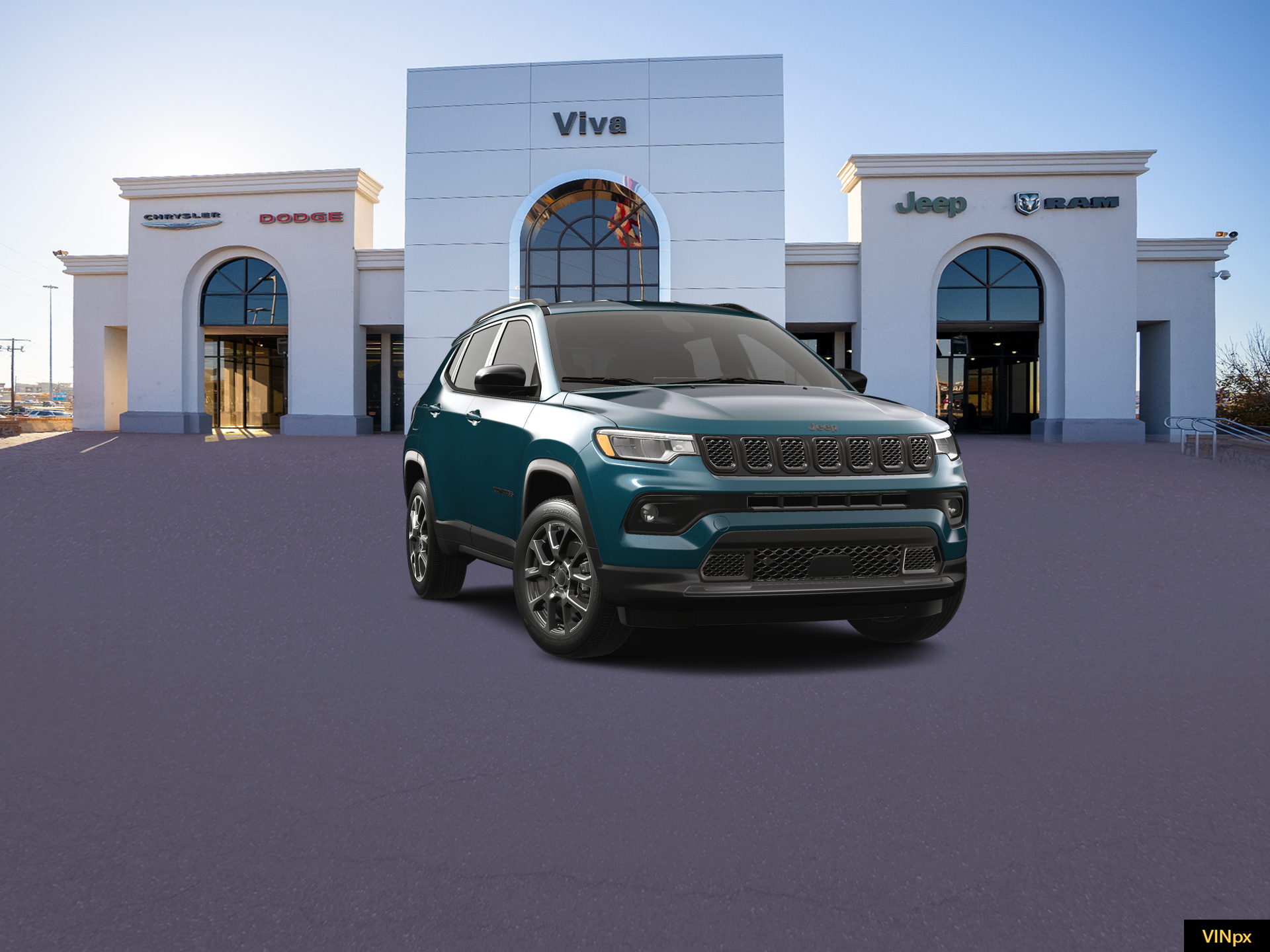 New 2026 Fathom Blue Pearl-Coat Exterior Paint Jeep Latitude image 28