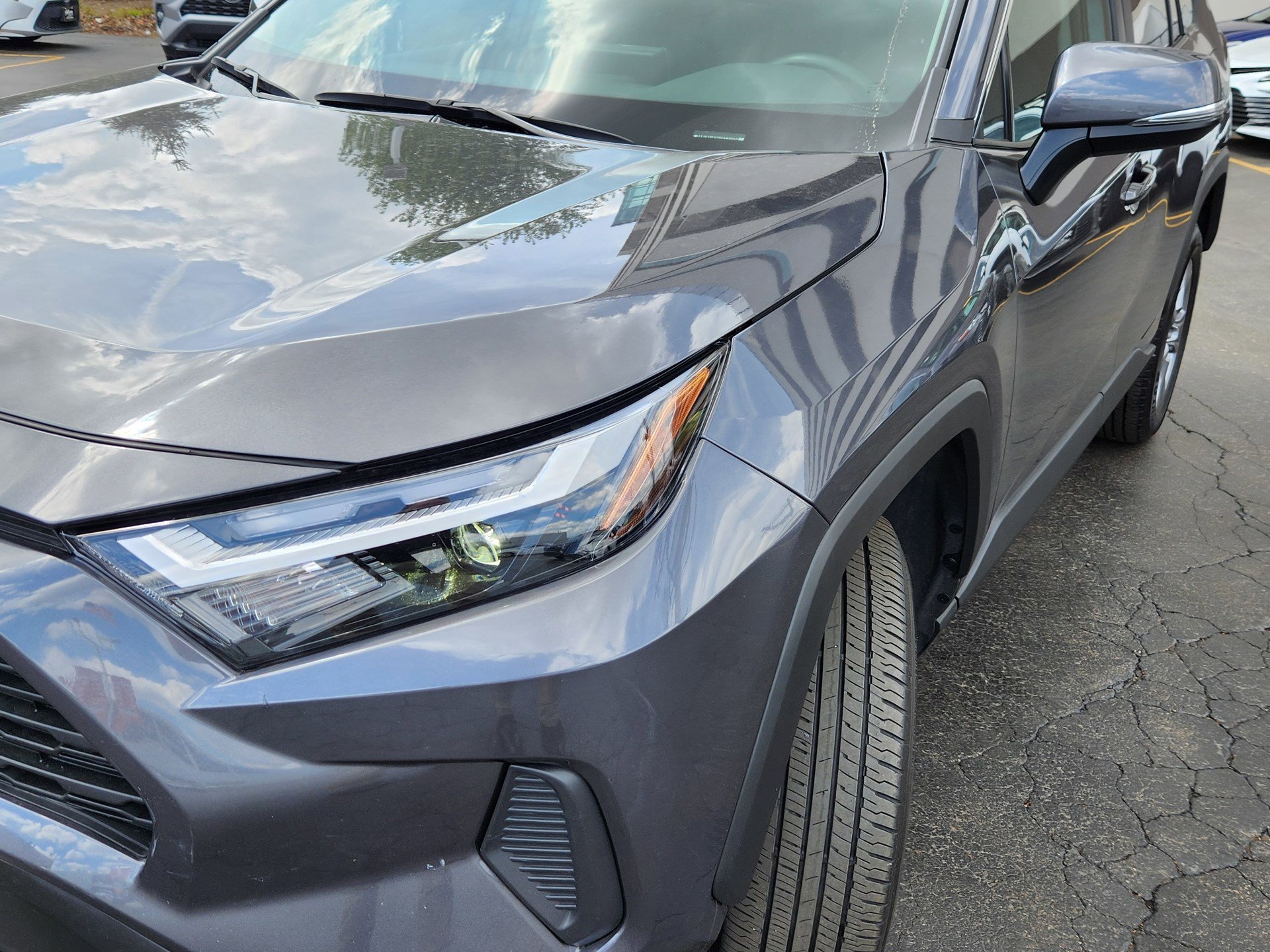 Certified Used 2024 Magnetic Gray Metallic Toyota XLE image 9