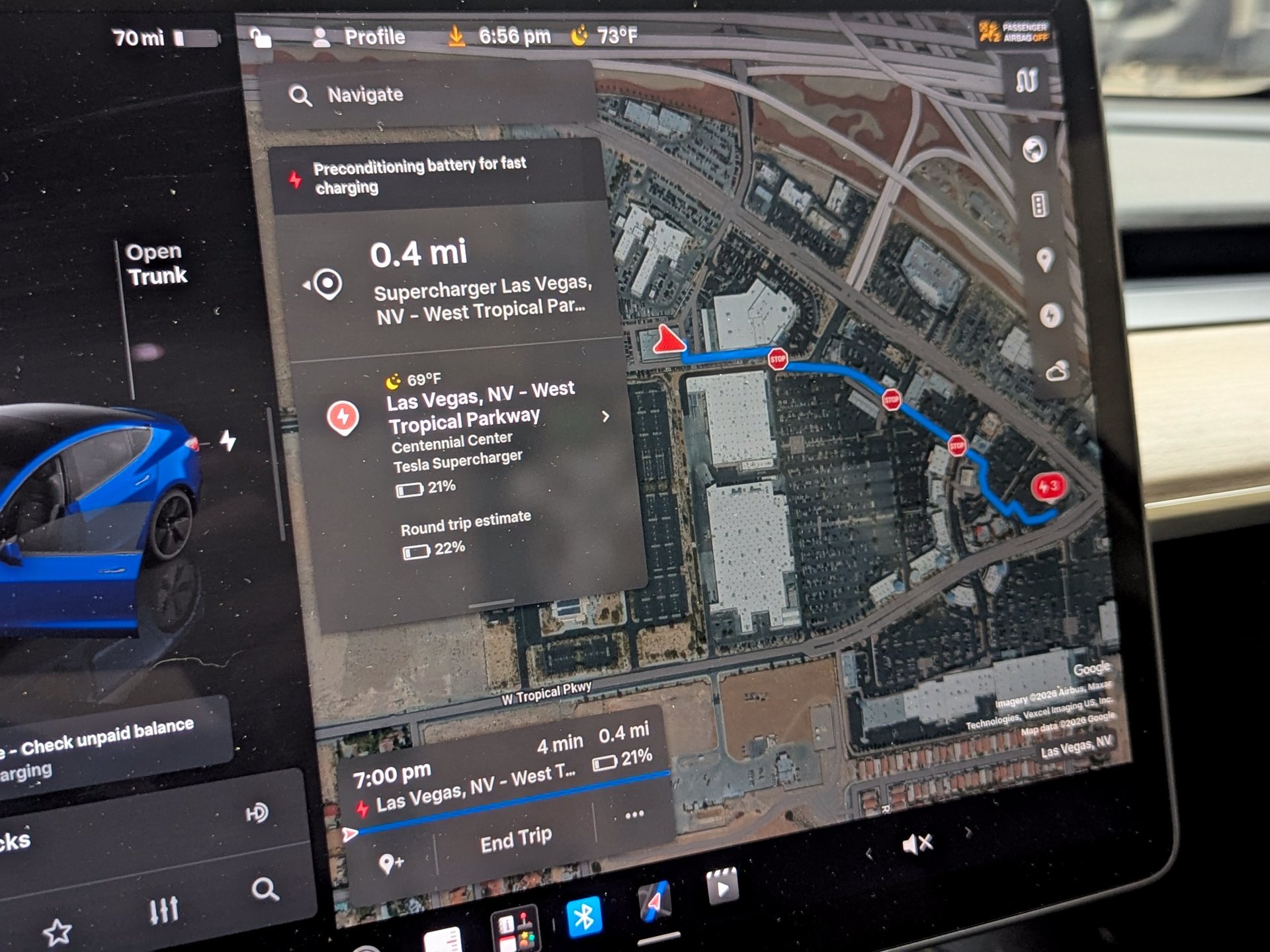 Used 2022 Blue Tesla Long Range image 19