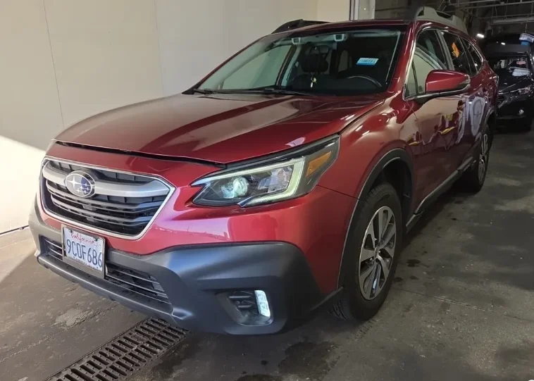 Used 2022 Red Subaru Premium image 1