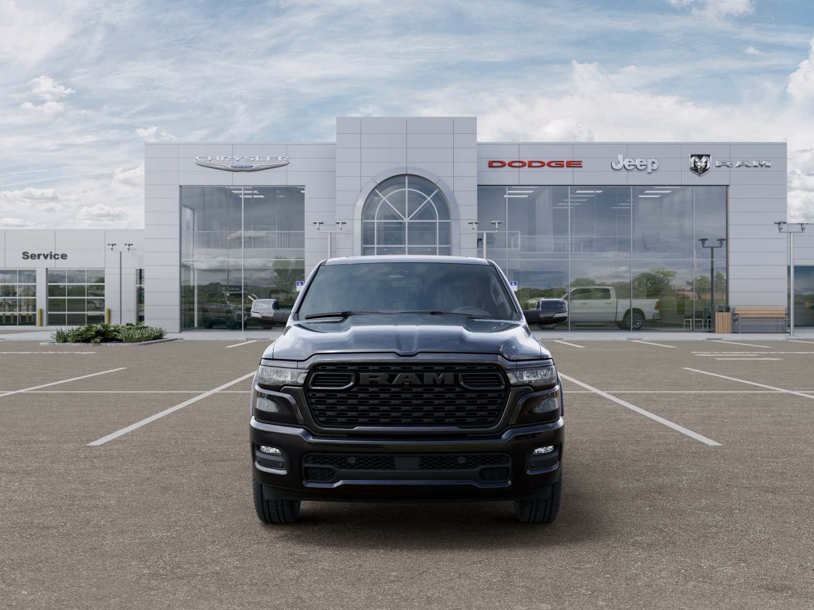 New 2026 Diamond Black Crystal Pearl-Coat Exterior Paint RAM Big Horn image 24