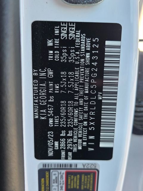 Certified Used 2023 White Kia X-Line S image 3