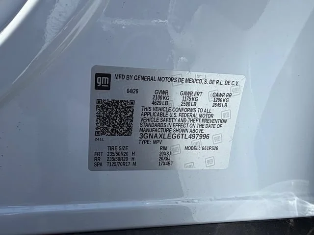 New 2026 Polar White Tricoat Chevrolet RS image 17