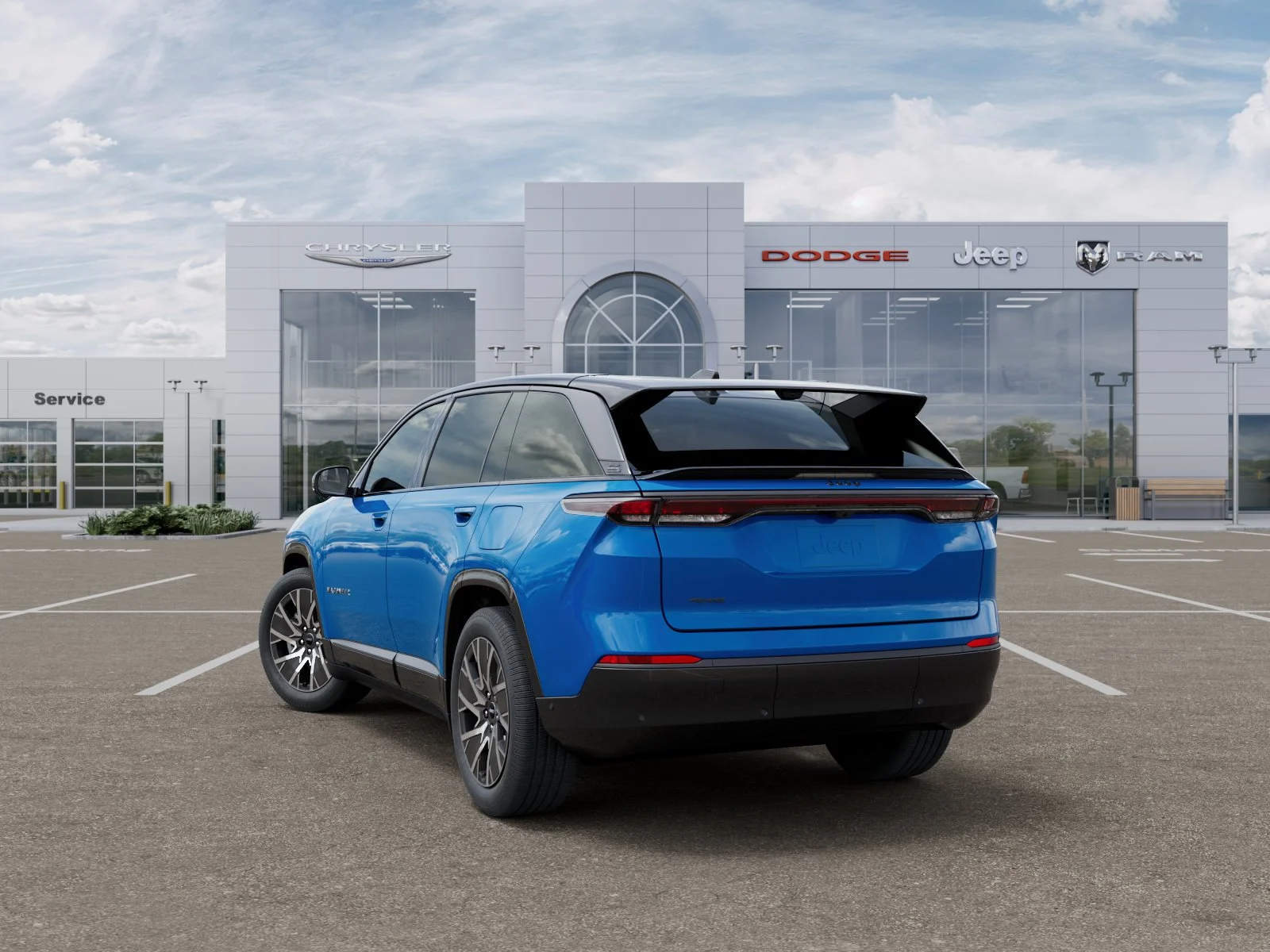 New 2025 Hydro Blue Pearl-Coat Exterior Paint Jeep Limited image 29