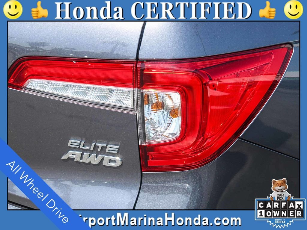 Certified Used 2022 Modern Steel Metallic Honda AWD ELITE image 15