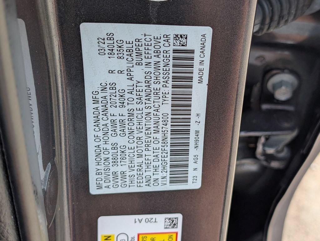 2022 Honda Civic Sport - Photo 33