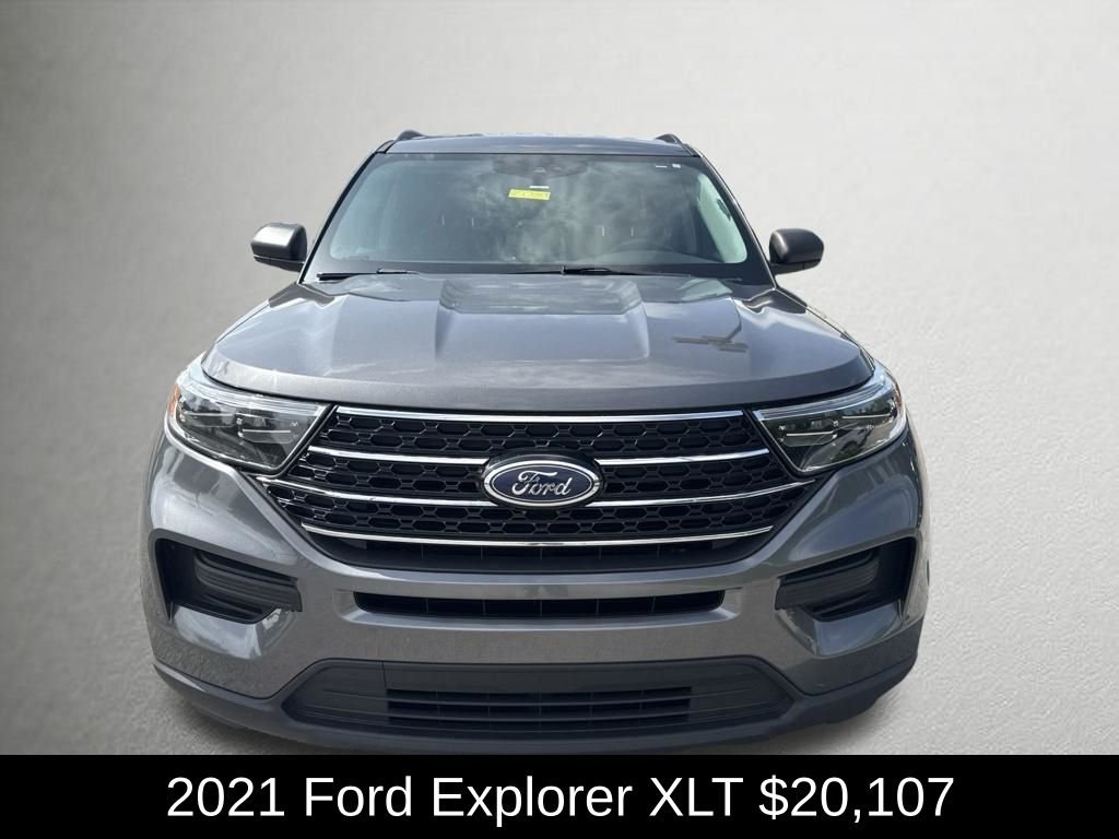 Used 2021 Gray Metallic Ford XLT image 8