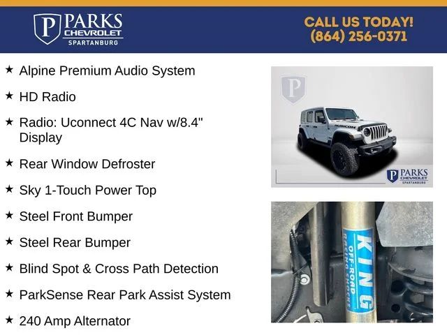 Used 2018 White Jeep Unlimited Rubicon image 5