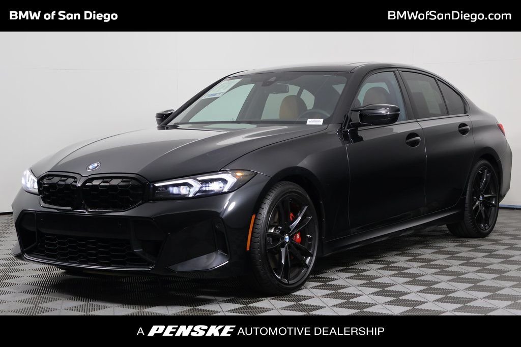 Certified Used 2024 Black Sapphire Metallic BMW M340i image 1