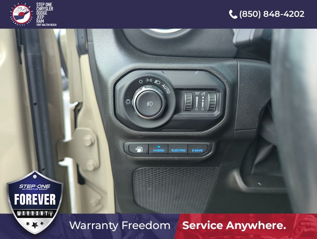 Used 2022 Beige Jeep Unlimited Sahara 4xe image 19