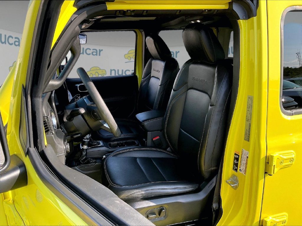 Used 2024 Yellow Jeep Sahara 4xe image 10